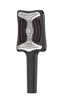 Fitdash Electric Vibrating 650nm Red Light 850nm NIR Therapy EMS Scalp Massage Hair Brush Oil Applicator
