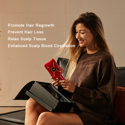 Fitdash Rechargeable Red Light Therapy EMS Head Scalp Massage Brush Hair Care Comb