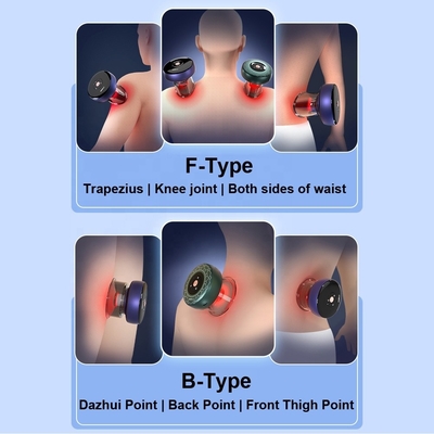 Dia.83x38mm Dark Gray Plastic Massage Cupping Tools for Effective Cupping Therapy