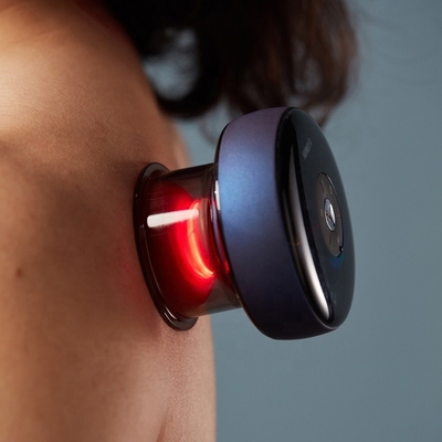 Type-C Powered Fitdash Foot Massage Therapy Device with Red Light and Vibrating Suction
