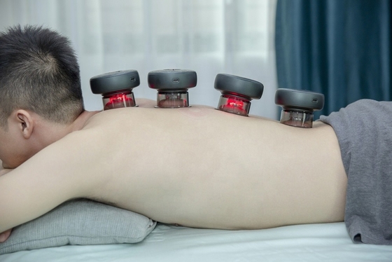 Product Size 94*94*72mm Cupping Therapy Massager with Chinese Hijama Cups and Red Light