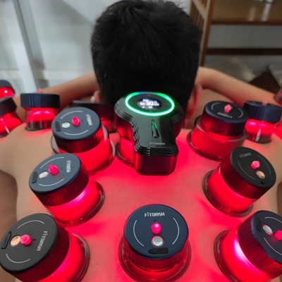 Fitdash Smart Infrared Therapy Cupping Cups Sets Massage Equipment for Tension Relief