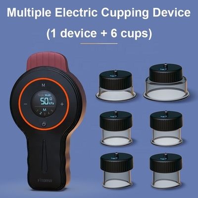 Intelligent Breathing Cupping with -10kPa--60kPa Suction Strength and 3.7V/150mAh Cup