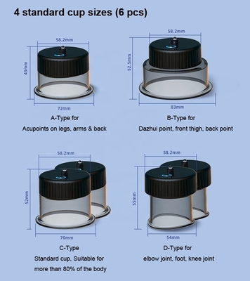 Smart Cupping Therapy Massager with USB Charging Suction Strength About -10kPa--60kPa