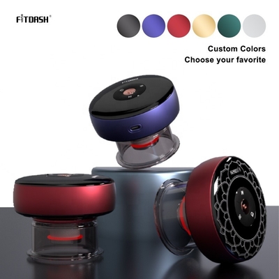 7W Rated Power Fitdash Rechargeable Electric Cupping Kit with Bluetooth and Vibration
