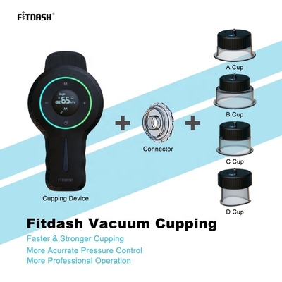 Fitdash ABS PC Cupping Therapy Set 6 Pcs Cellulite Massager Cups Vacuum Therapy Cupping