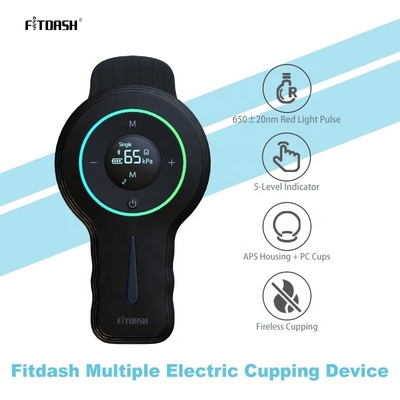 Fitdash ABS PC Cupping Therapy Set 6 Pcs Cellulite Massager Cups Vacuum Therapy Cupping
