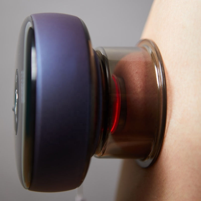 Electric Scraping Vacuum Cupping Massager with Type-C Power Mode and Red Light Therapy