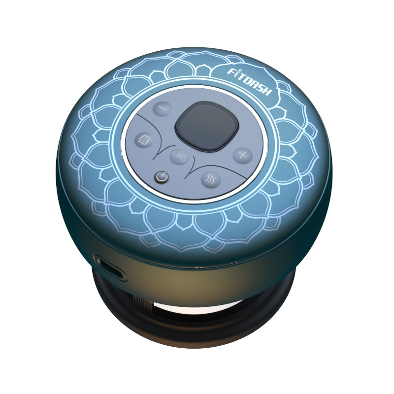 EMC Certified Fitdash Portable Cupping Tens Device with Heating and Red Light Therapy